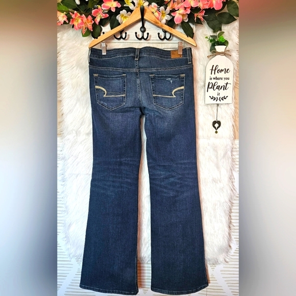 American Eagle Outfitters Stretch Hipster Deconstructed Jeans - Picture 2 of 6